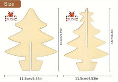 wooden Christmas tree craft kit