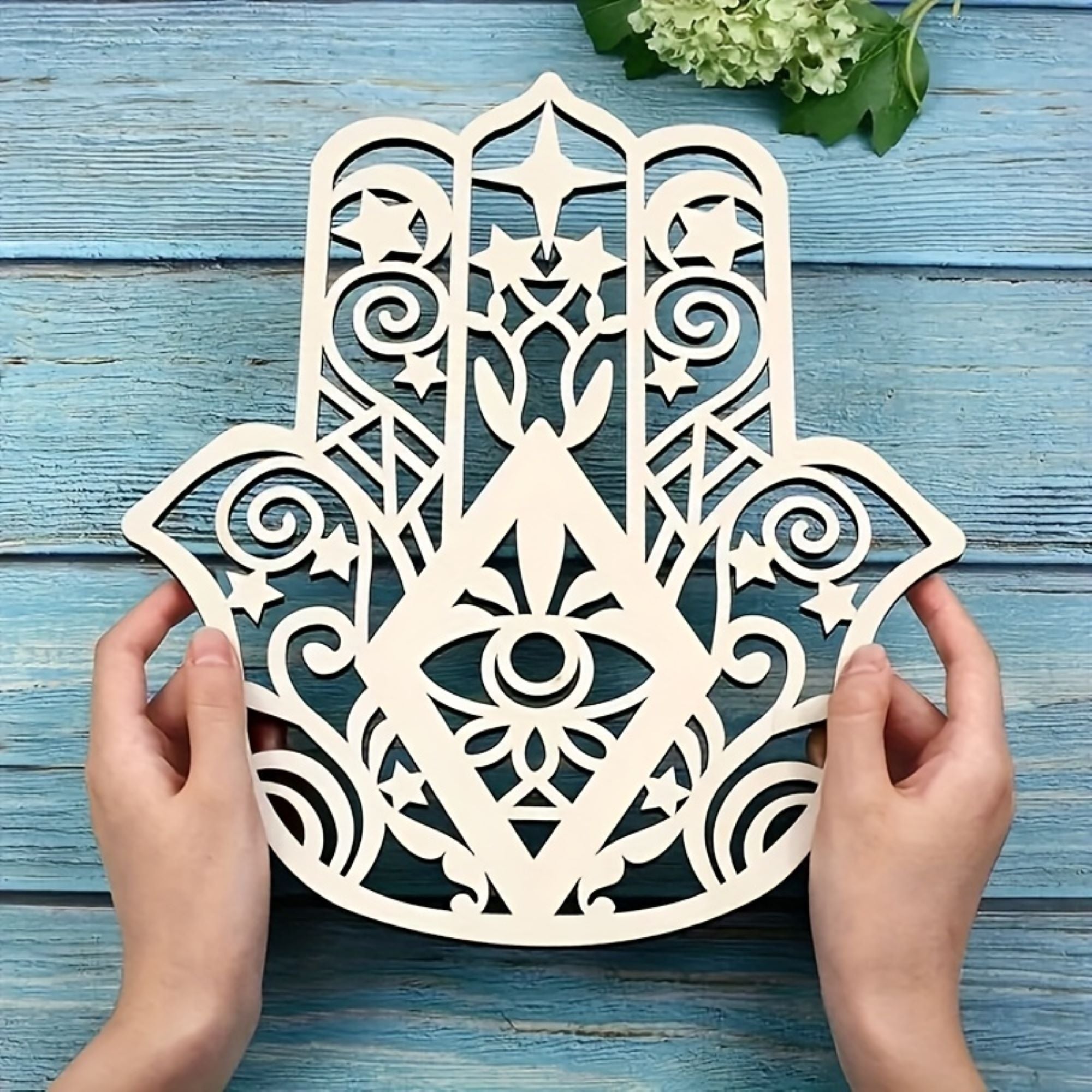 rustic wooden wall decor hanging