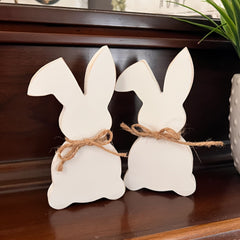 farmhouse bunny table decor