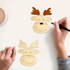 diy paintable reindeer ornaments