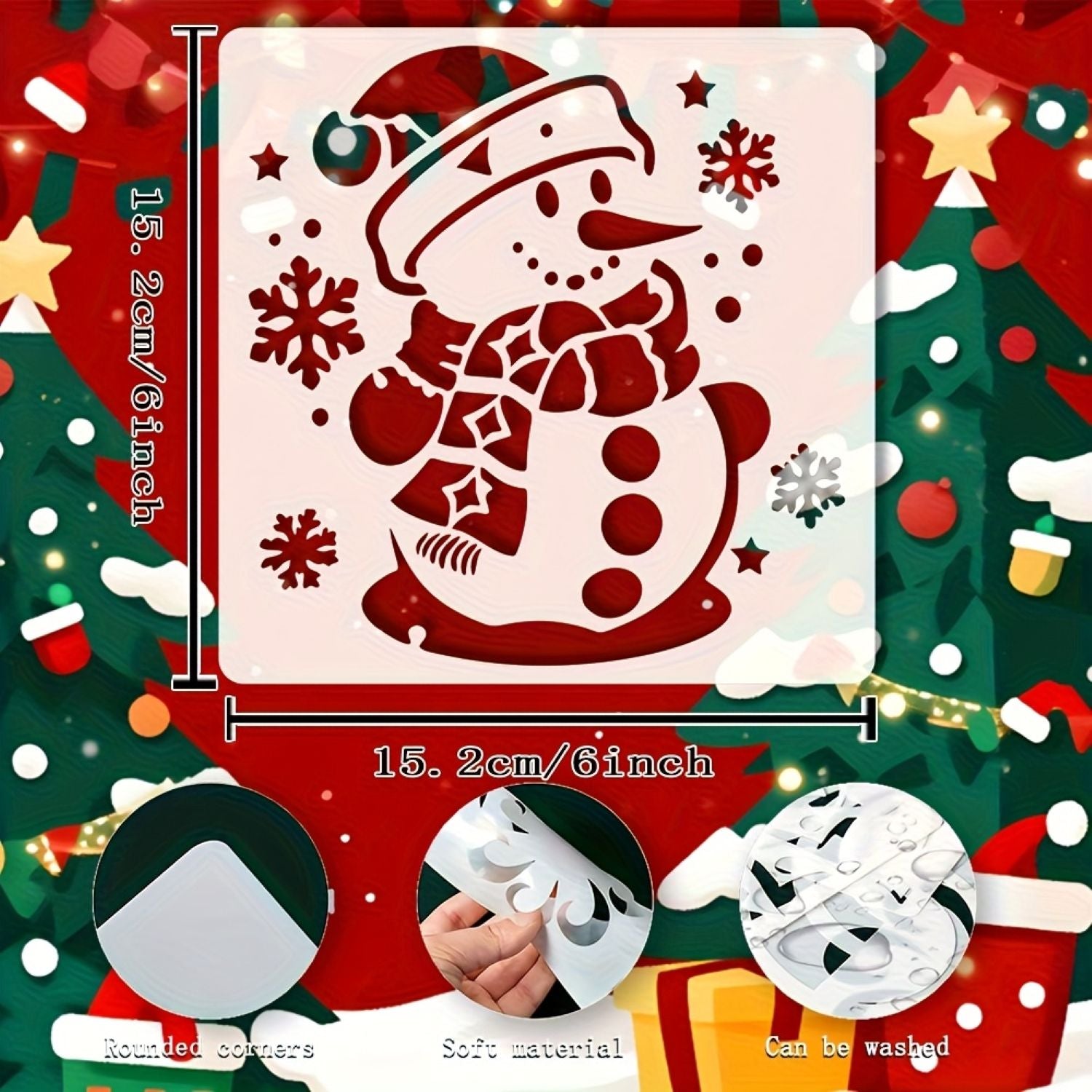 santa hat stencil template
