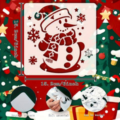 santa hat stencil template