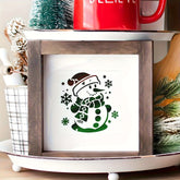 snowman stencil for crafts