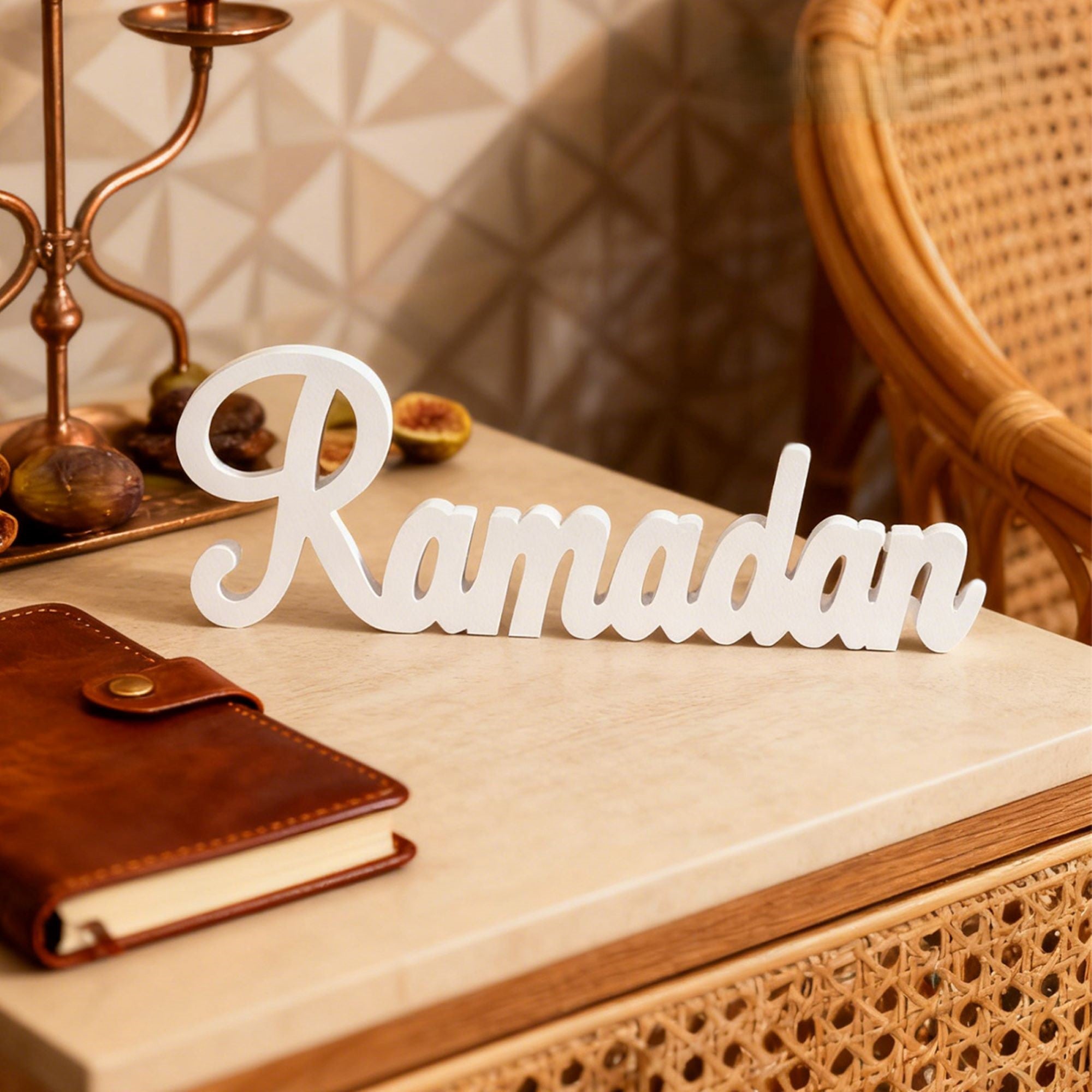 ramadan shelf decor letters