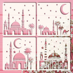 islamic stencil templates for ramadan decor
