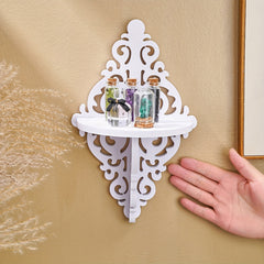 bedroom display shelf