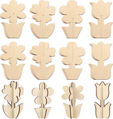 diy wooden flower base