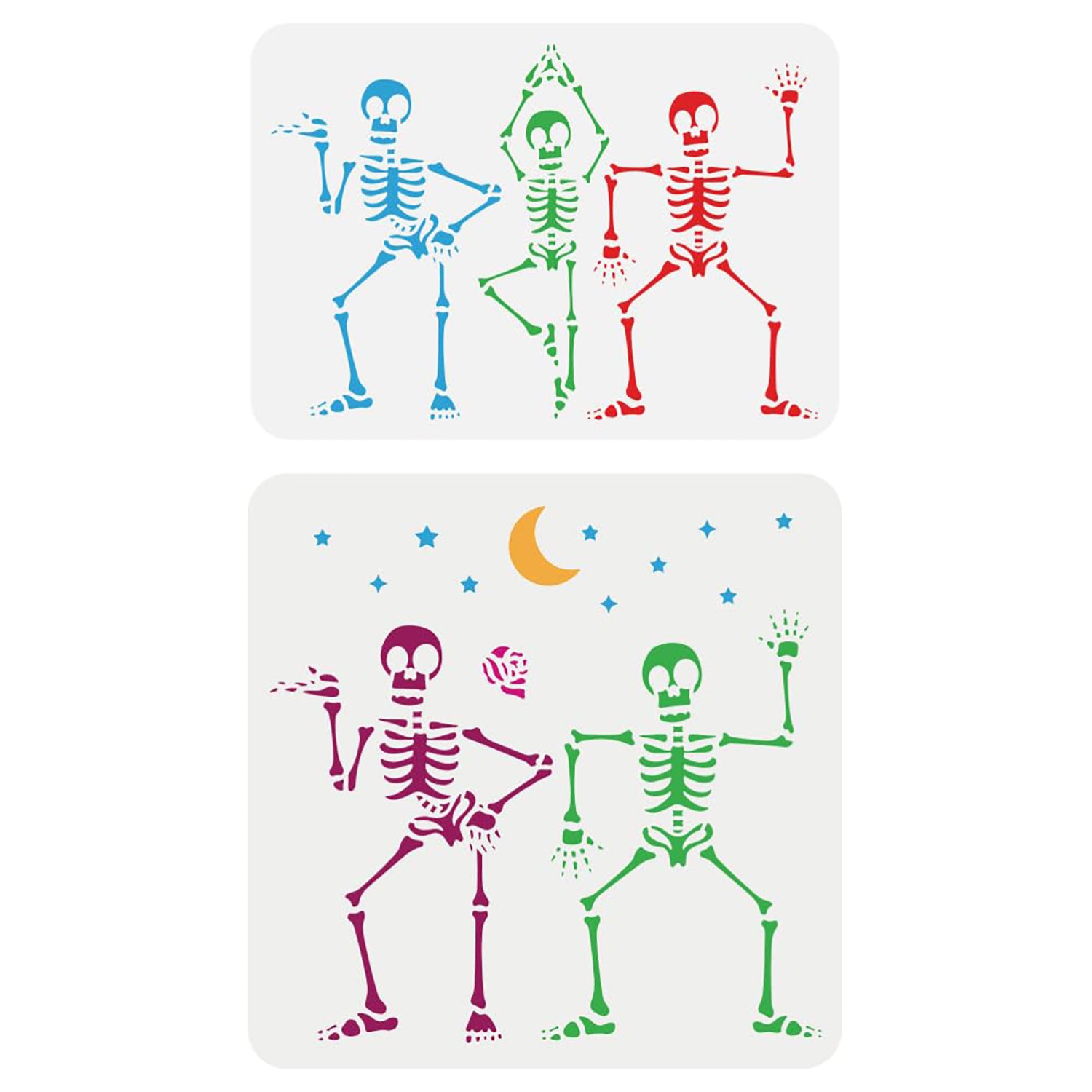 skeleton stencil