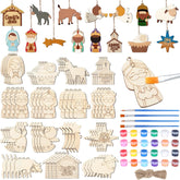 nativity wooden cutouts for diy crafts