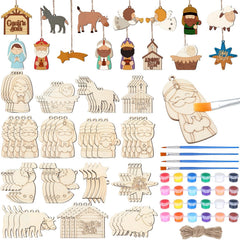 nativity wooden cutouts for diy crafts
