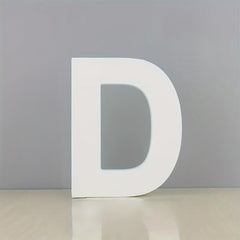 Standing Letter PVC Block for DIY Art & Craft Projects, Pack of 1, Alphabet & Symbol Display Base – Cliths