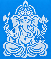 ganesha pet painting stencil for diy art