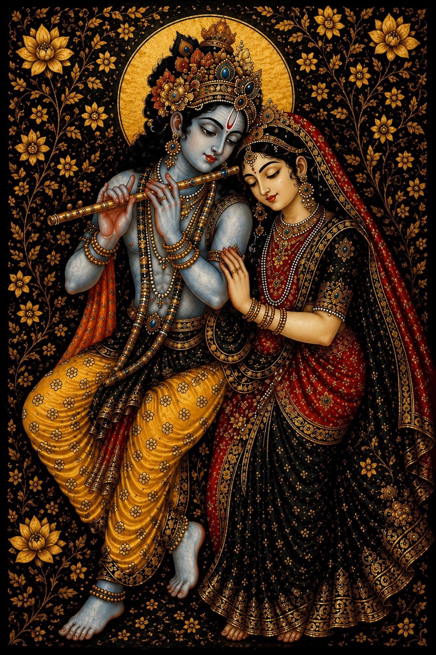 Radha Krishna Wall Decor for Living Room