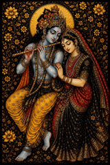 Radha Krishna Wall Decor for Living Room