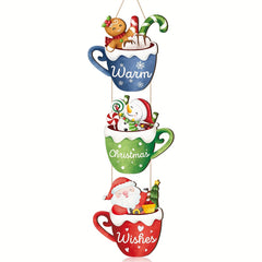 ready to hang Christmas door decor