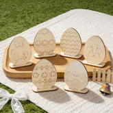 diy wooden egg craft base