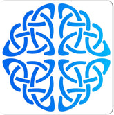 celtic triquetra stencil for painting