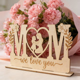 mom we love you plaque