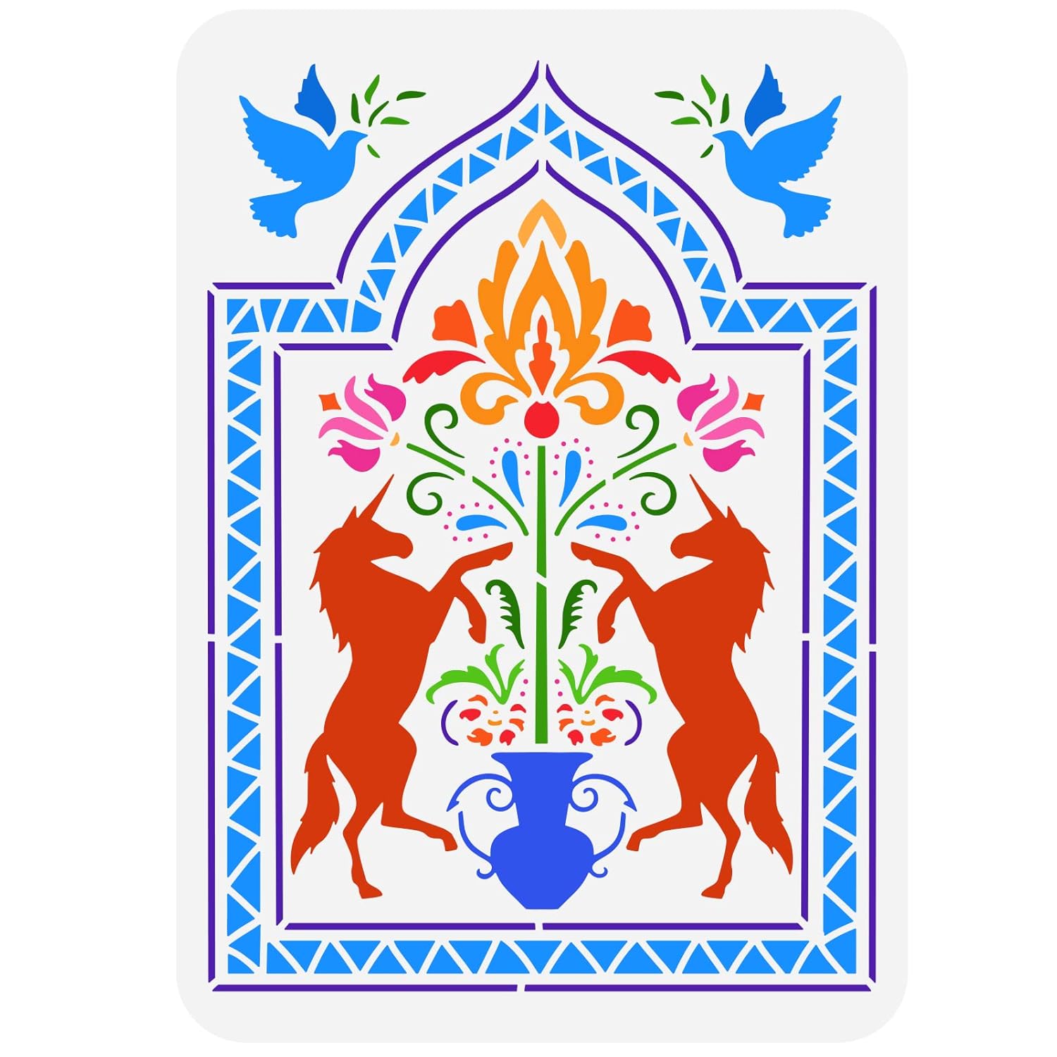 unicorn stencil