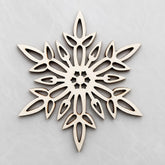 wooden snowflake ornaments for christmas tree