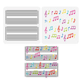 music notes stencil