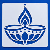 diwali diya stencil for painting diy art and craft