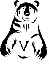 bear stencil diy