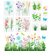 wildflower stencil