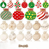 christmas wooden cutouts for diy crafts