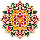 wooden rangoli base for painting