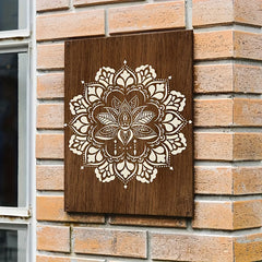 floral mandala stencil template for home decor diy