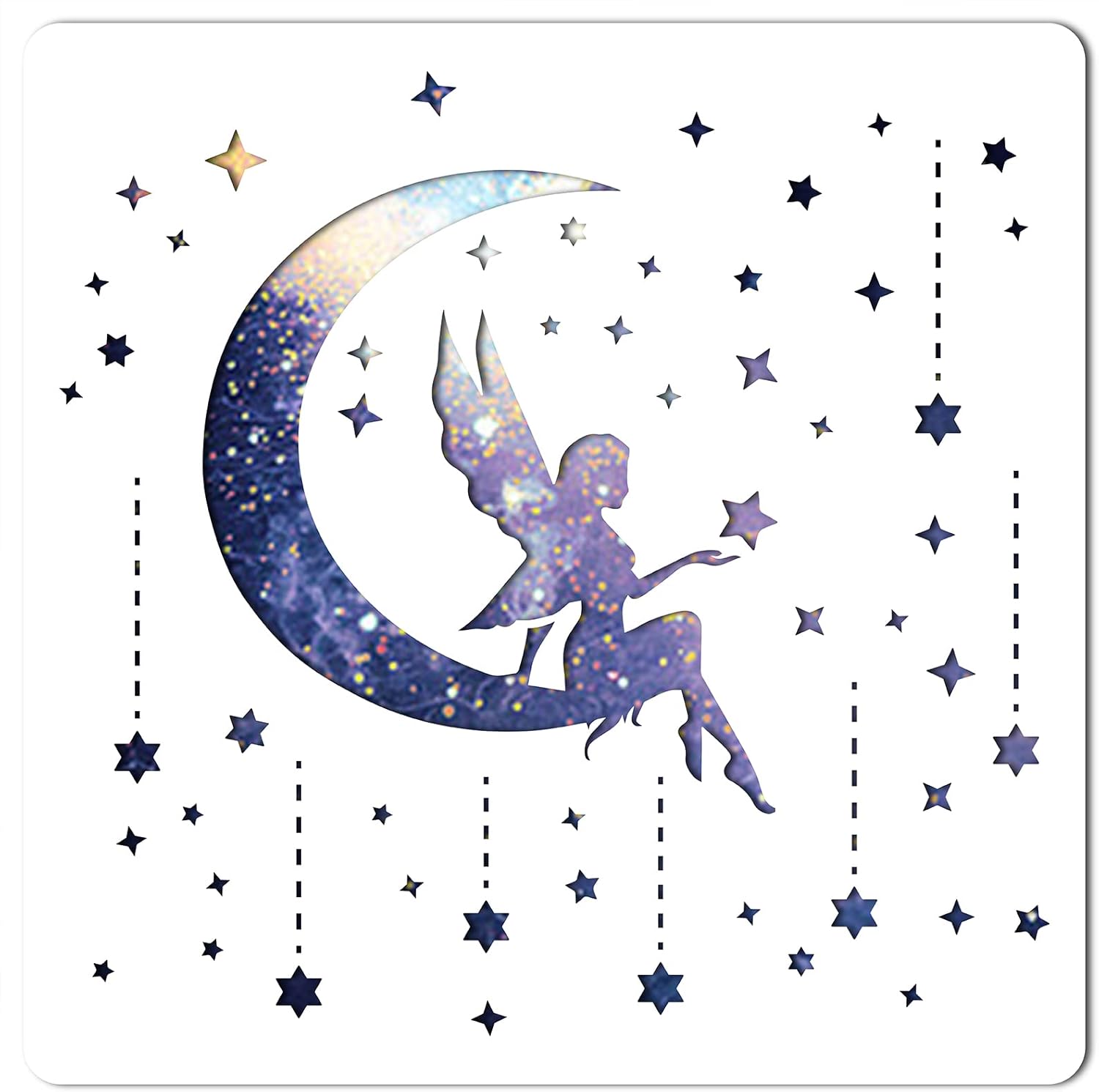 moon goddess stencil for painting
celestial stencil for diy art