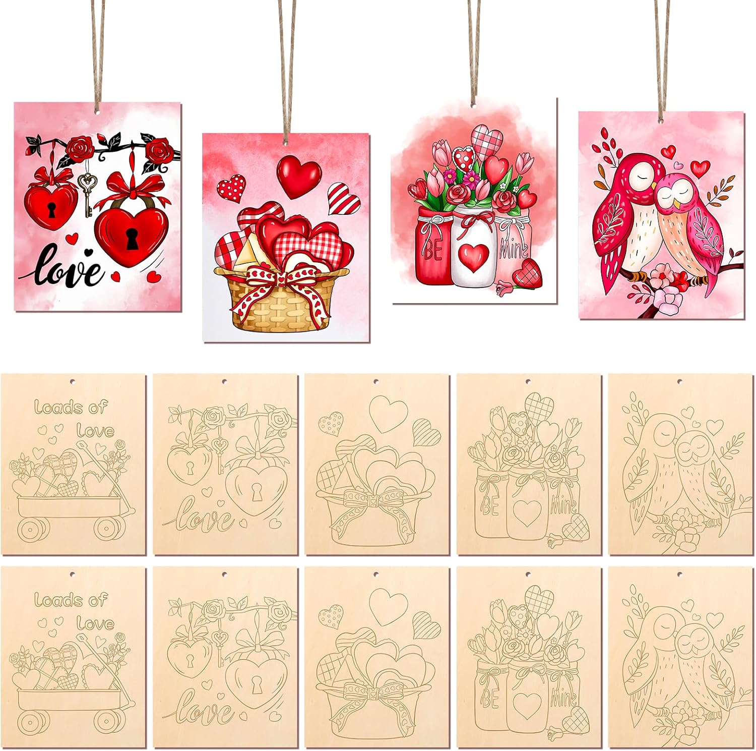 diy heart wood craft base