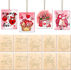 diy heart wood craft base