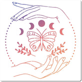 moon phase stencil for painting