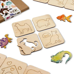 pets wooden stencil set