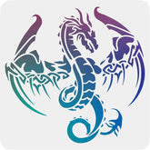 dragon stencil diy