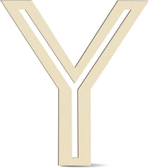wooden letter y mdf cutout diy paintable alphabet y craft base