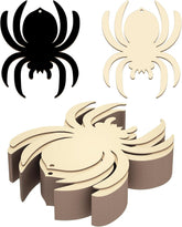 diy wooden spider cutouts