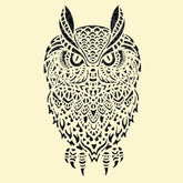 owl stencil diy