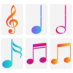 music stencil