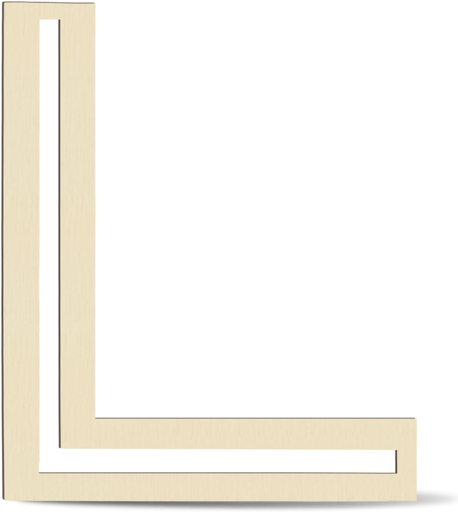 wooden letter l mdf cutout diy paintable alphabet l craft base