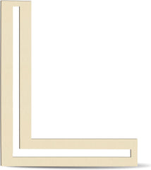 wooden letter l mdf cutout diy paintable alphabet l craft base