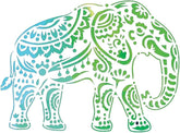 elephant stencil diy