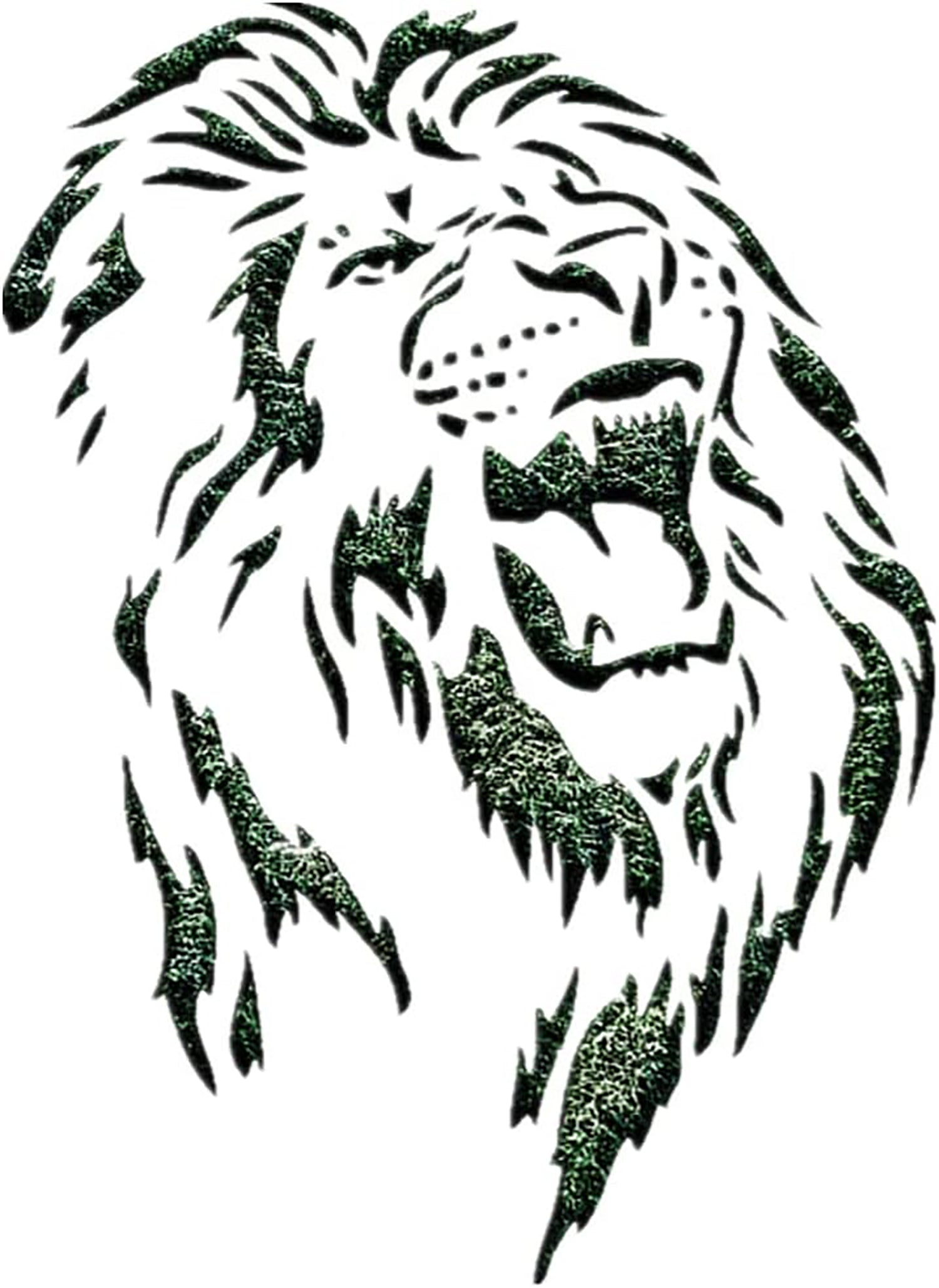 lion stencil diy