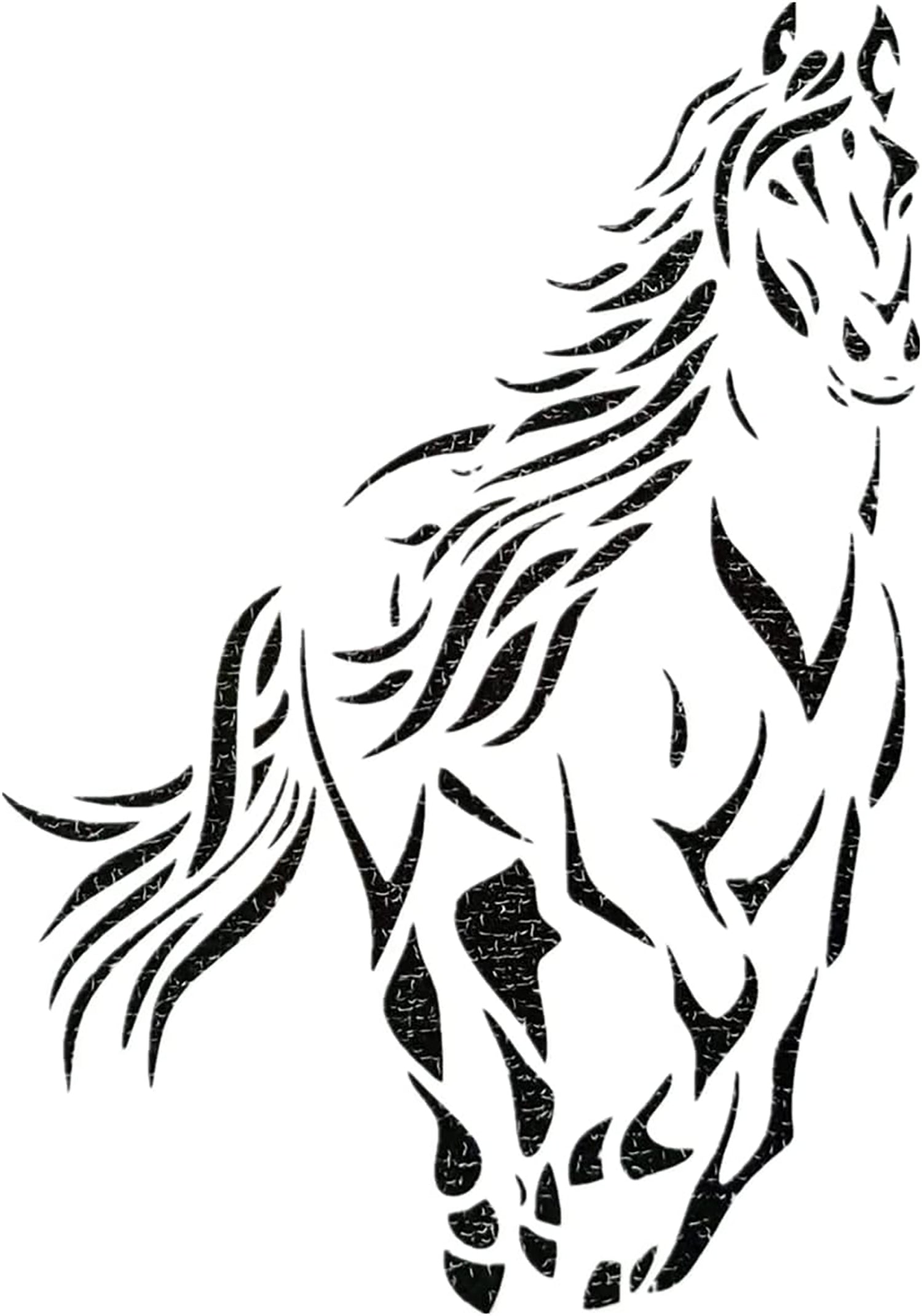 horse stencil diy