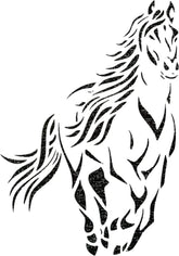 horse stencil diy