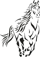 horse stencil diy