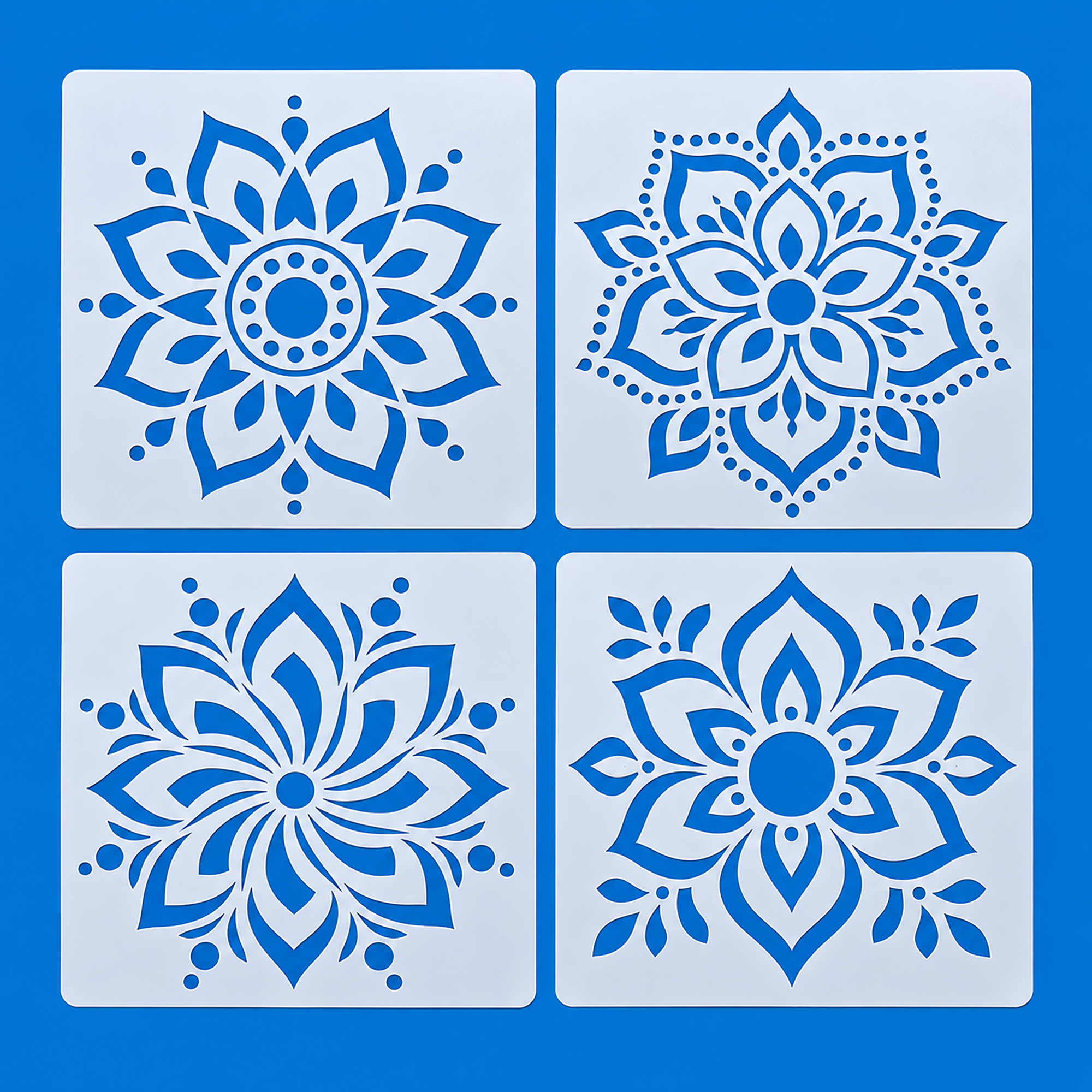 diwali rangoli stencil for floor decoration
