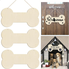 bone shape mdf cutout for diy painting